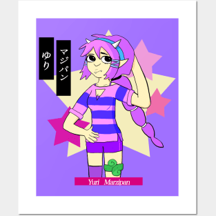 Yuri Marzipan the Oni - Cute Preppy (pastel complementary Posters and Art